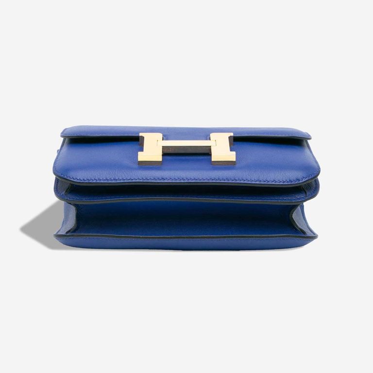 Hermès Constance 18 Swift Bleu Électrique Front | Sell your designer bag