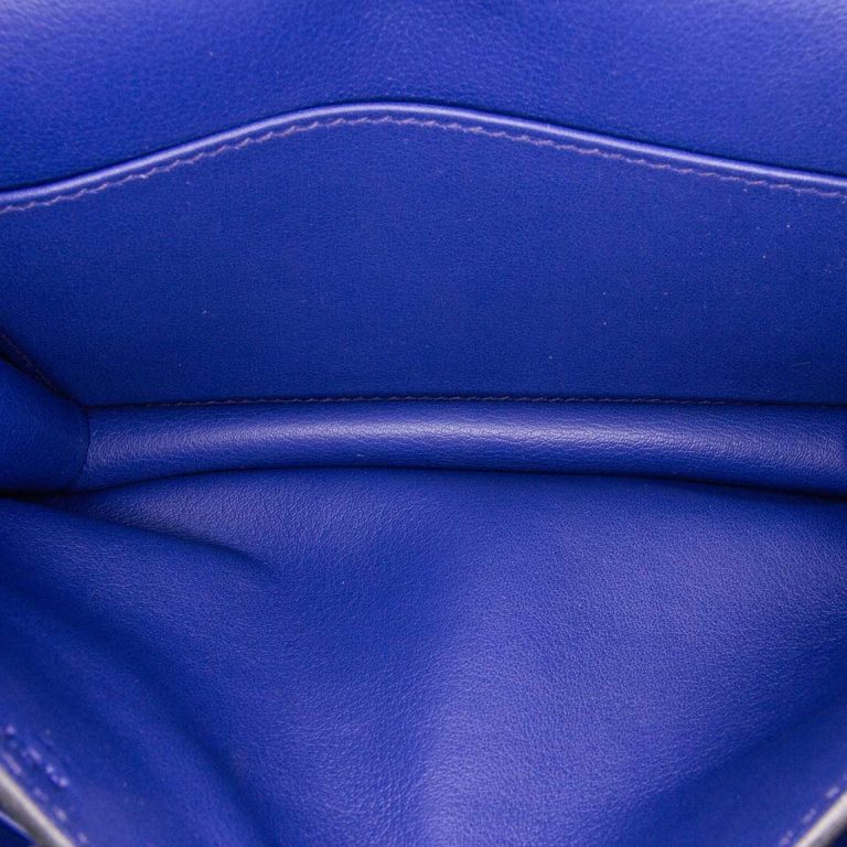 Hermès Constance 18 Swift Bleu Électrique Front | Sell your designer bag