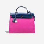 Hermès Herbag 31 Toile / Vache Hunter Magnolia / Bleu Saphir Front | Sell your designer bag