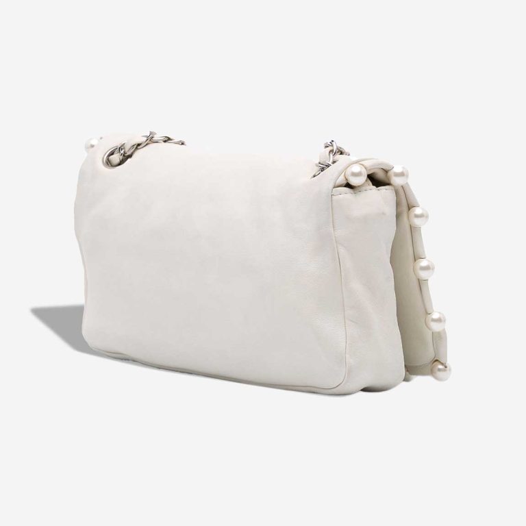 Chanel Pearl Obsession Flap Bag Lamb White | Sell your designer bag