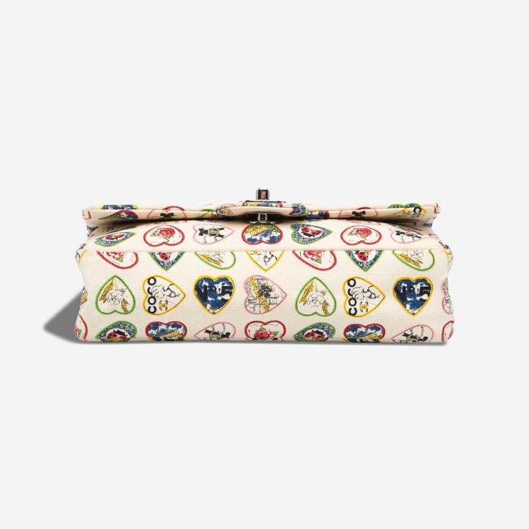 Chanel Small Canvas Valentine Heart White / Multicolour | Sell your designer bag