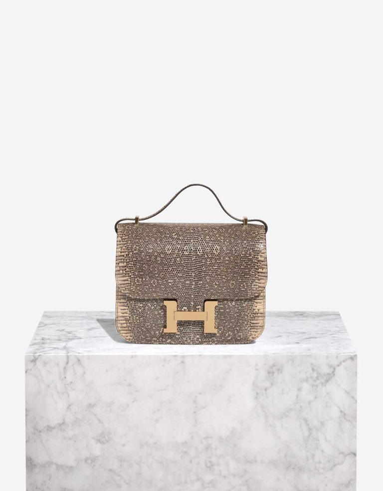 Hermès Constance 18 Lizard Désert Ombré Front | Sell your designer bag
