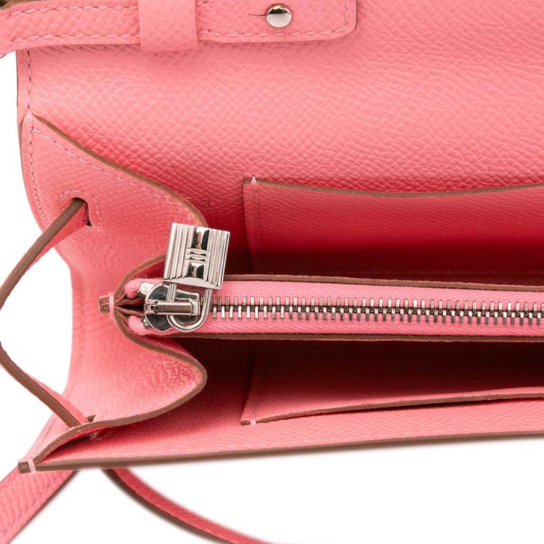 Hermès Kelly To Go Epsom Rose Confetti Signs of wear | Sell your designer bag