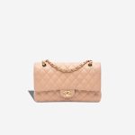 Chanel Timeless Medium Caviar Light Beige Front | Sell your designer bag