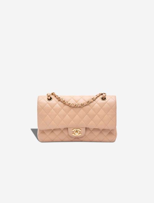 Chanel Timeless Medium Caviar Light Beige Front | Sell your designer bag