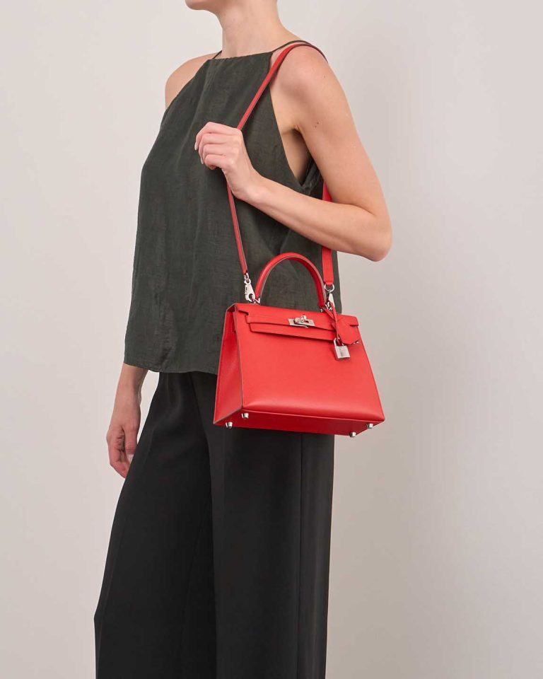 Hermès Kelly 25 Epsom Rouge de Coeur Front | Sell your designer bag