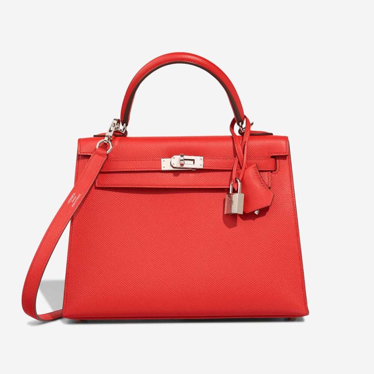 Hermès Kelly 25 Epsom Rouge de Coeur Front | Sell your designer bag