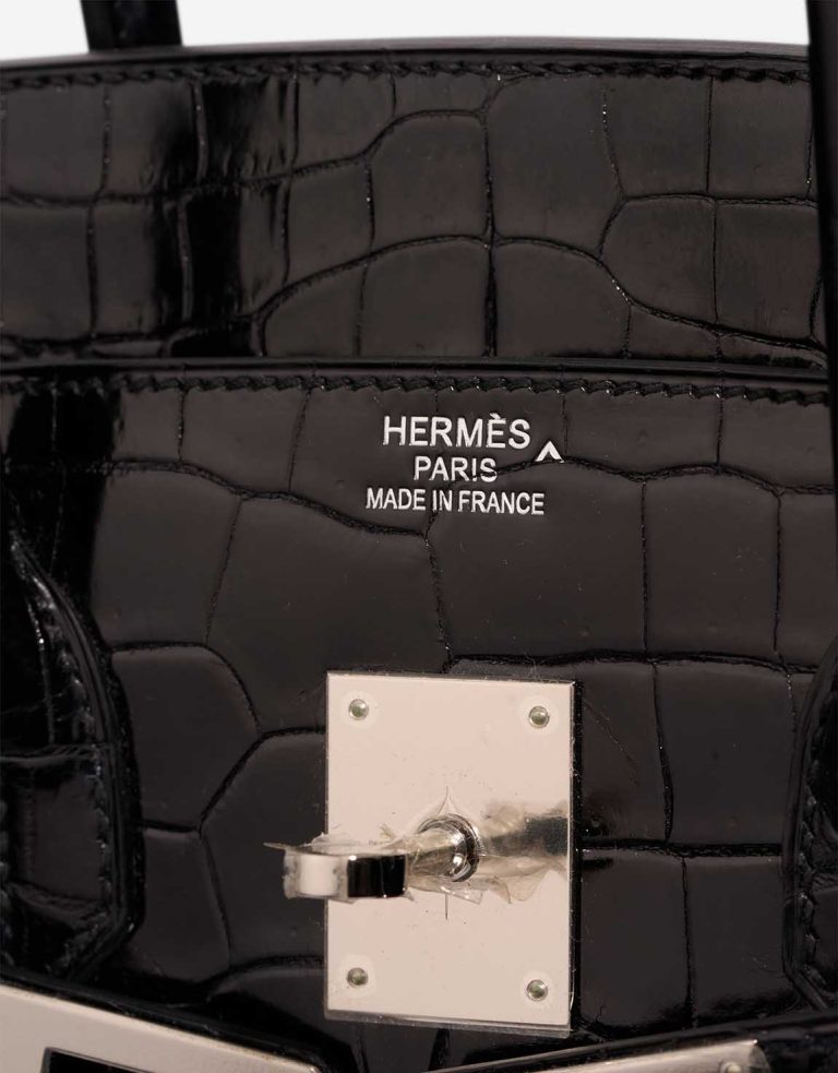 Hermès Birkin 35 Porosus Crocodile Black Logo | Sell your designer bag