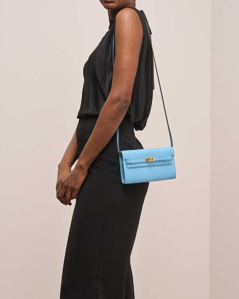 Hermès Kelly To Go Epsom Céleste Front | Sell your designer bag