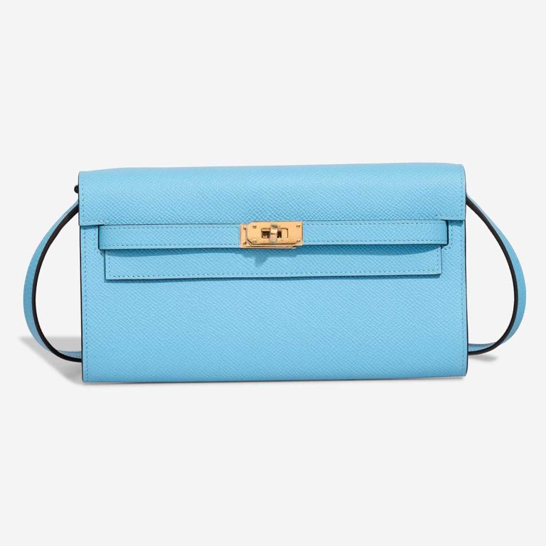 Hermès Kelly To Go Epsom Céleste Front | Sell your designer bag