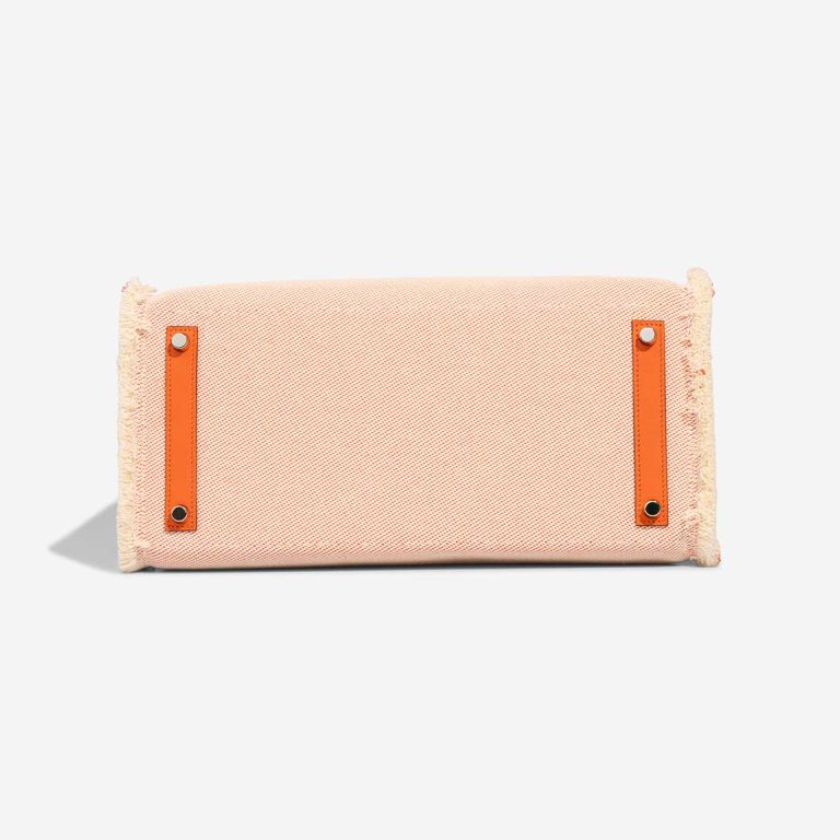 Hermès Birkin Fray 35 Swift / Toile Écru / Orange Poppy | Sell your designer bag
