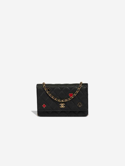 Chanel Timeless Wallet On Chain Caviar Black Front | Sell your designer bag