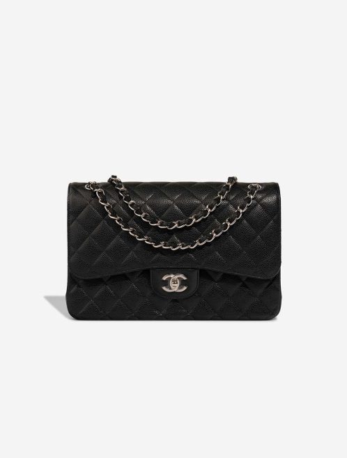 Chanel Timeless Jumbo Caviar Black Front | Sell your designer bag