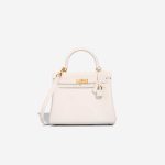 Hermès Kelly 25 Swift New White Front | Sell your designer bag