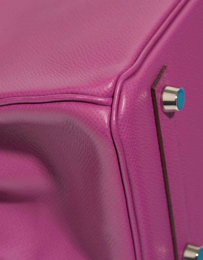 Hermès Birkin 25 Epsom Cyclamen Signs of wear | Sell your designer bag