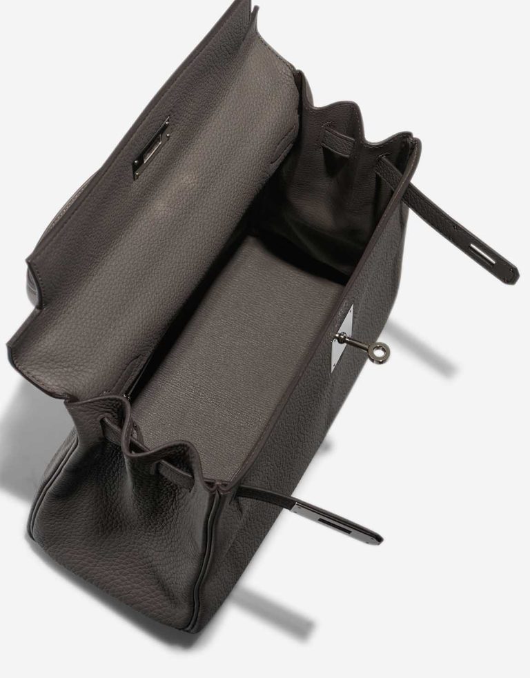Hermès Kelly 28 Togo Gris Étain Inside | Sell your designer bag