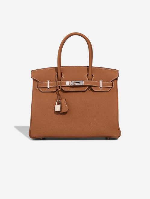 Hermès Birkin 30 Togo Gold Front | Sell your designer bag