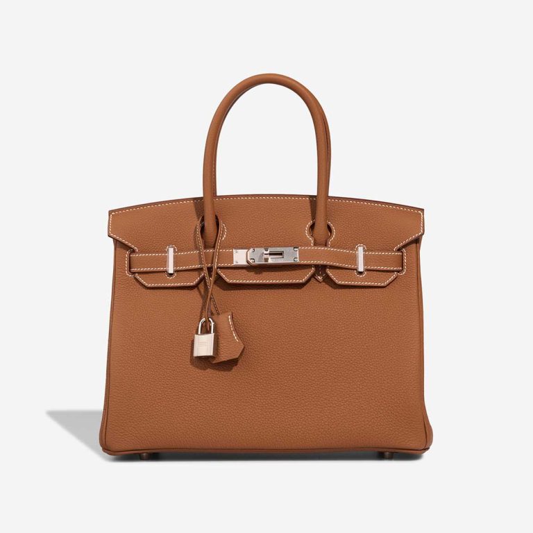 Hermès Birkin 30 Togo Gold Front | Sell your designer bag