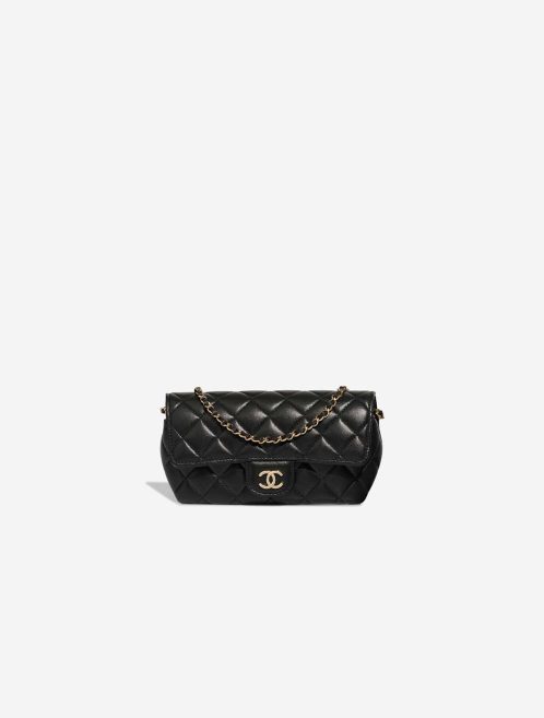 Chanel Timeless Wallet On Chain Lamb Black Front | Sell your designer bag