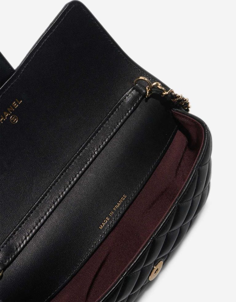 Chanel Timeless Wallet On Chain Lamb Black Inside | Sell your designer bag