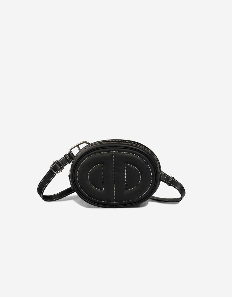 Hermès In-the-Loop Banane Belt Bag Swift Black Front | Sell your designer bag