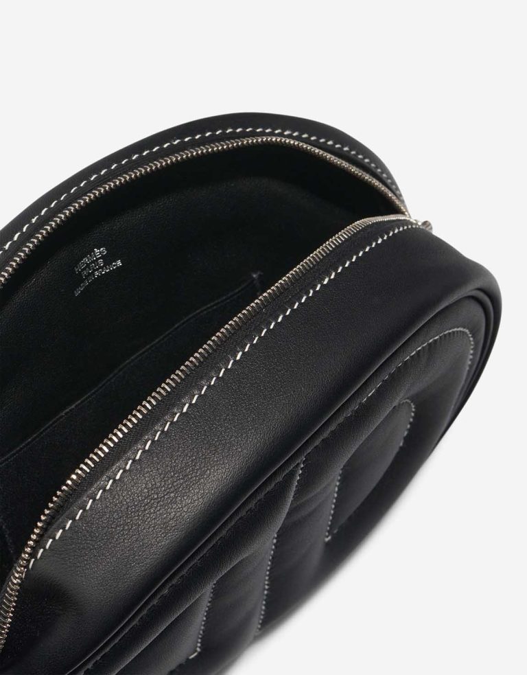Hermès In-the-Loop Banane Belt Bag Swift Black Inside | Sell your designer bag