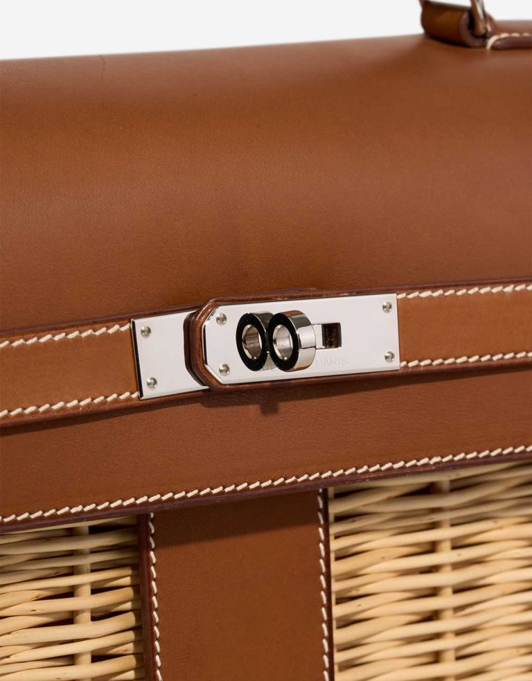Hermès Kelly Picnic 35 Barenia / Osier Beige / Brown Closing System | Sell your designer bag