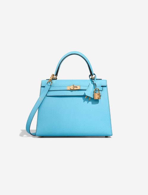 Hermès Kelly 25 Epsom Bleu Céleste Front | Sell your designer bag
