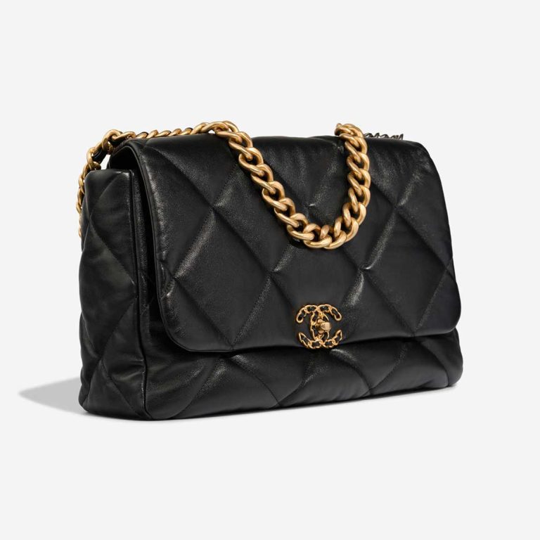 Chanel 19 Large Flap Bag Lamb Black | Sell your designer bag
