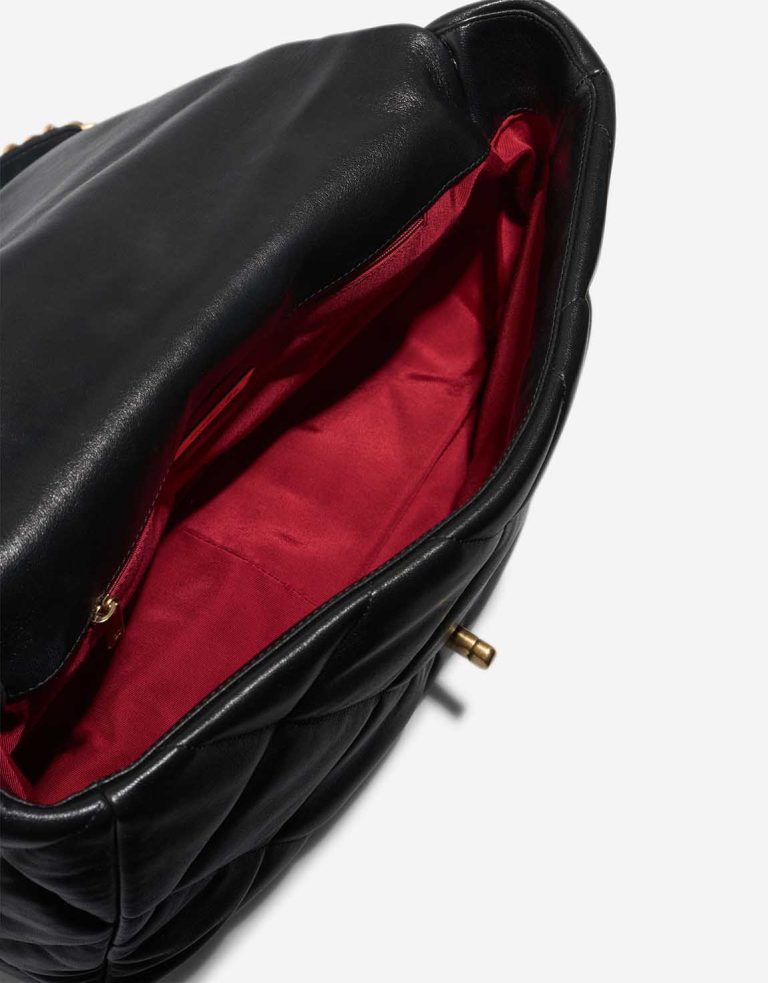 Chanel 19 Large Flap Bag Lamb Black Inside | Sell your designer bag
