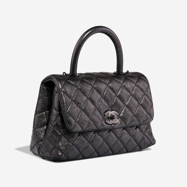 Chanel Timeless Handle Small Crinkled Calf So Black | Sell your designer bag