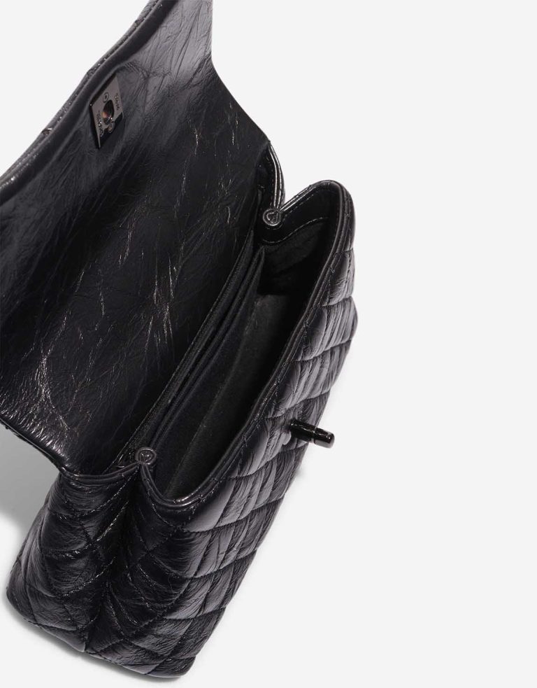 Chanel Timeless Handle Small Crinkled Calf So Black Inside | Sell your designer bag