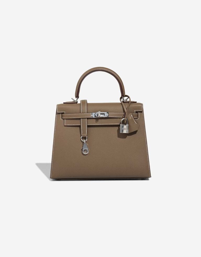 Hermès Kelly 25 Epsom Étoupe Front | Sell your designer bag