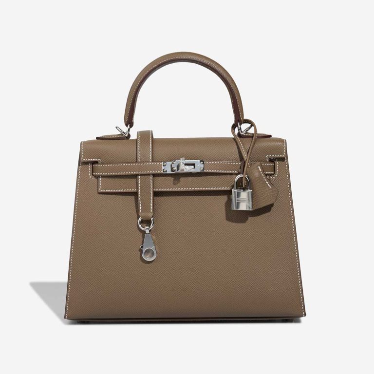 Hermès Kelly 25 Epsom Étoupe Front | Sell your designer bag