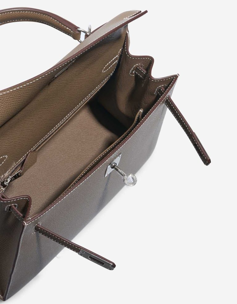Hermès Kelly 25 Epsom Étoupe Inside | Sell your designer bag