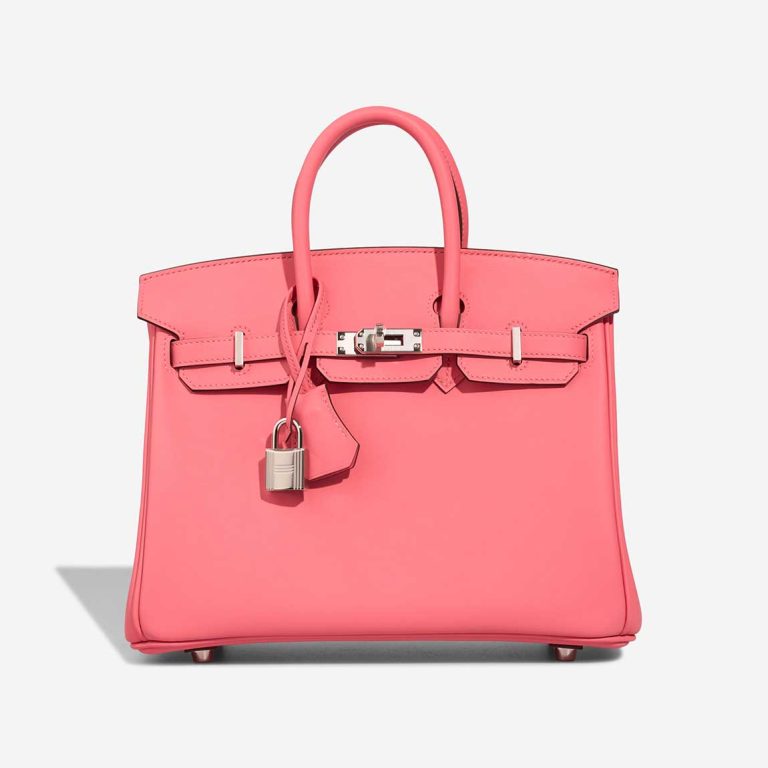 Hermès Birkin 25 Swift Rose Azalée Front | Sell your designer bag