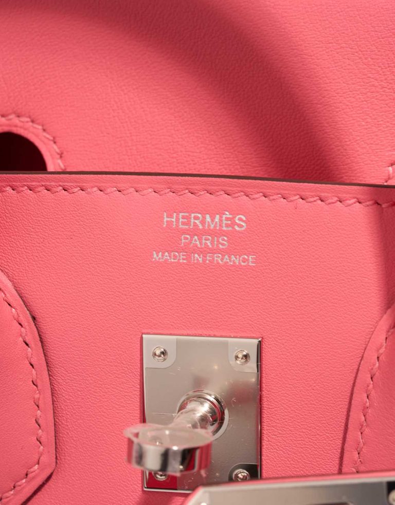 Hermès Birkin 25 Swift Rose Azalée Logo | Sell your designer bag