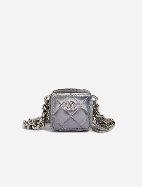 Chanel Timeless Micro Lamb Silver Front | Sell your designer bag