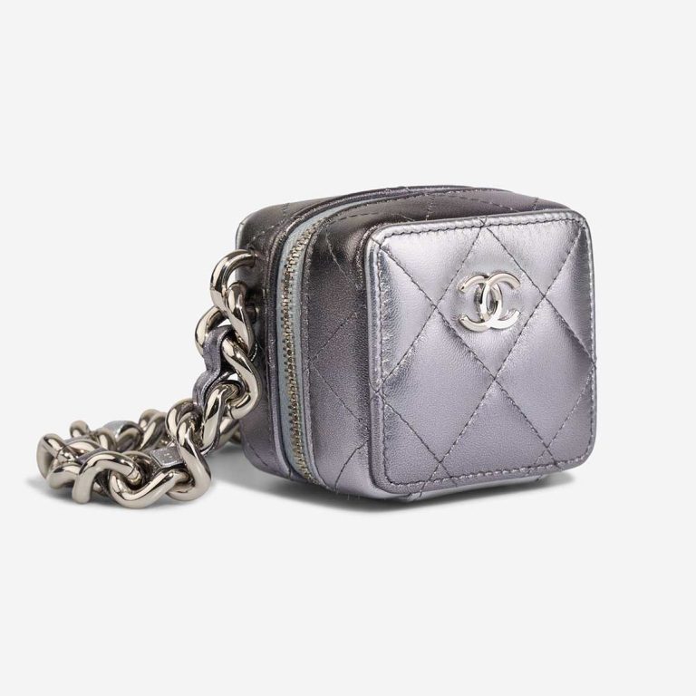Chanel Timeless Micro Lamb Silver | Sell your designer bag