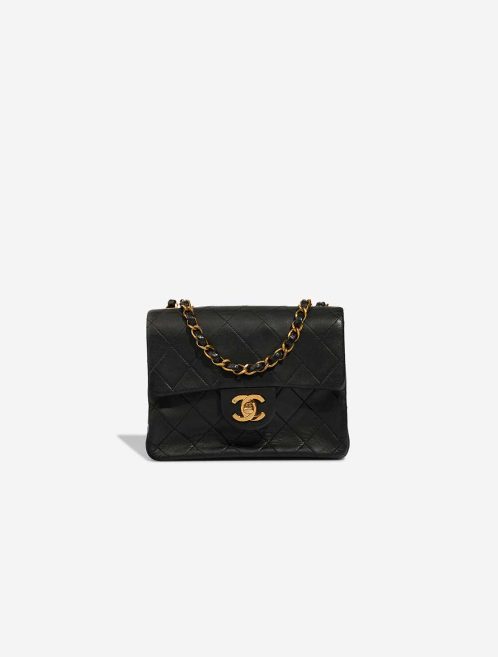Chanel Timeless Mini Square Lamb Black Front | Sell your designer bag