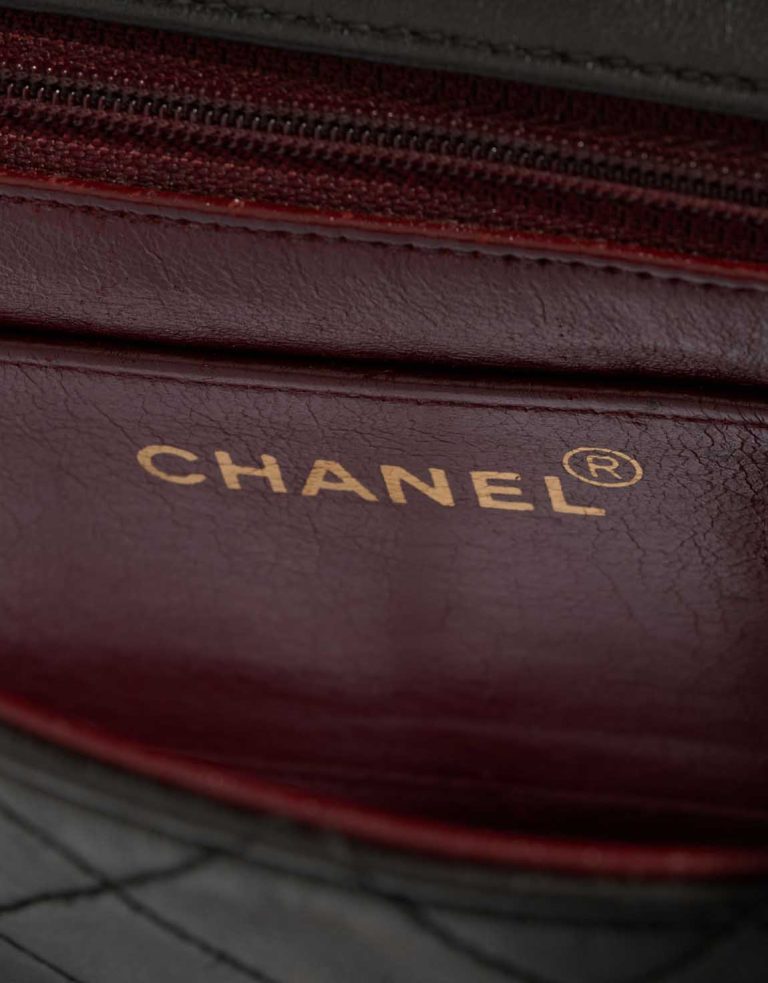 Chanel Timeless Mini Square Lamb Black Logo | Sell your designer bag