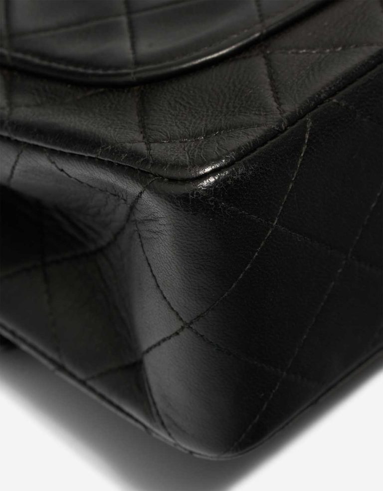Chanel Timeless Mini Square Lamb Black Signs of wear | Sell your designer bag
