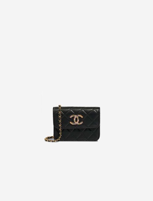 Chanel Timeless Micro Lamb Black Front | Sell your designer bag