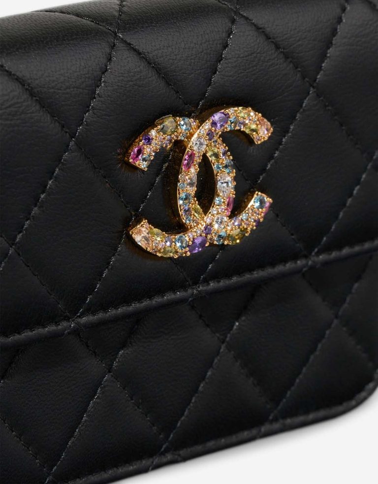 Chanel Timeless Micro Lamb Black Closing System | Sell your designer bag