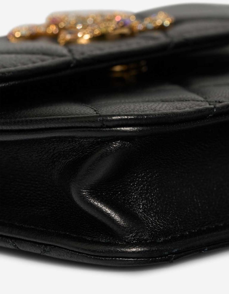 Chanel Timeless Micro Lamb Black Signs of wear | Sell your designer bag