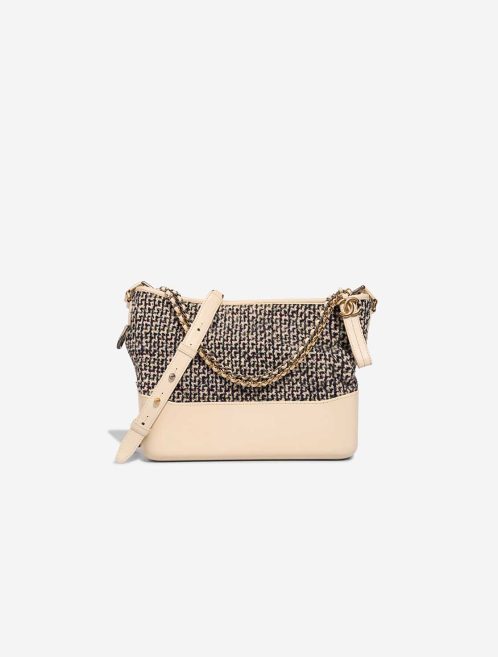 Chanel Gabrielle Medium Tweed Beige Front | Sell your designer bag