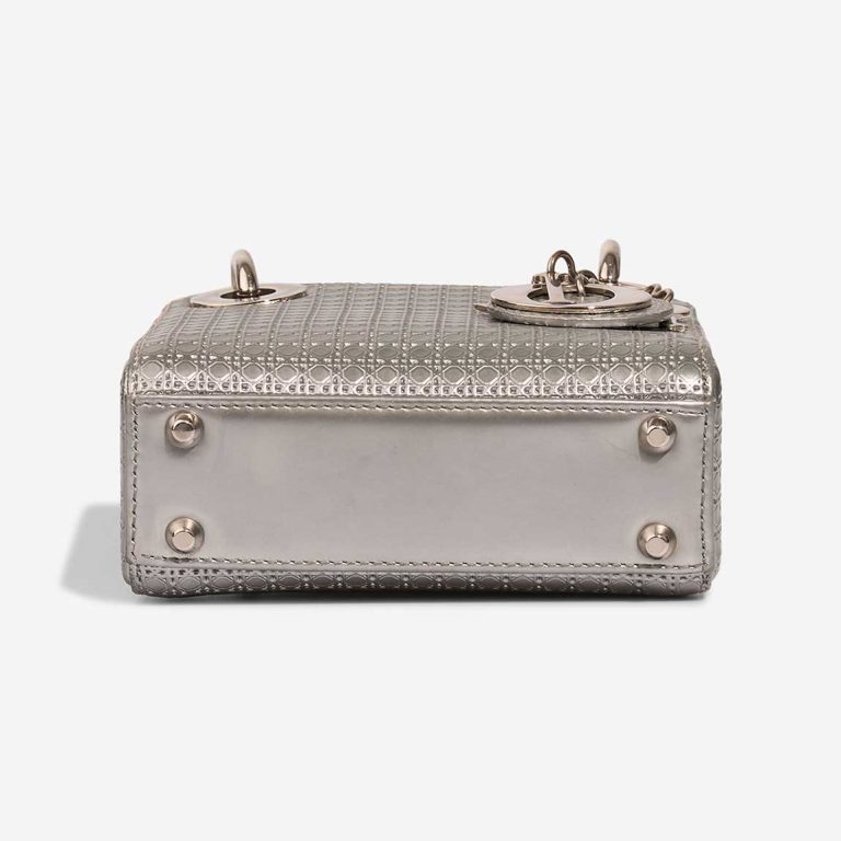 Dior Lady Micro Calf Silver | Sell your designer bag