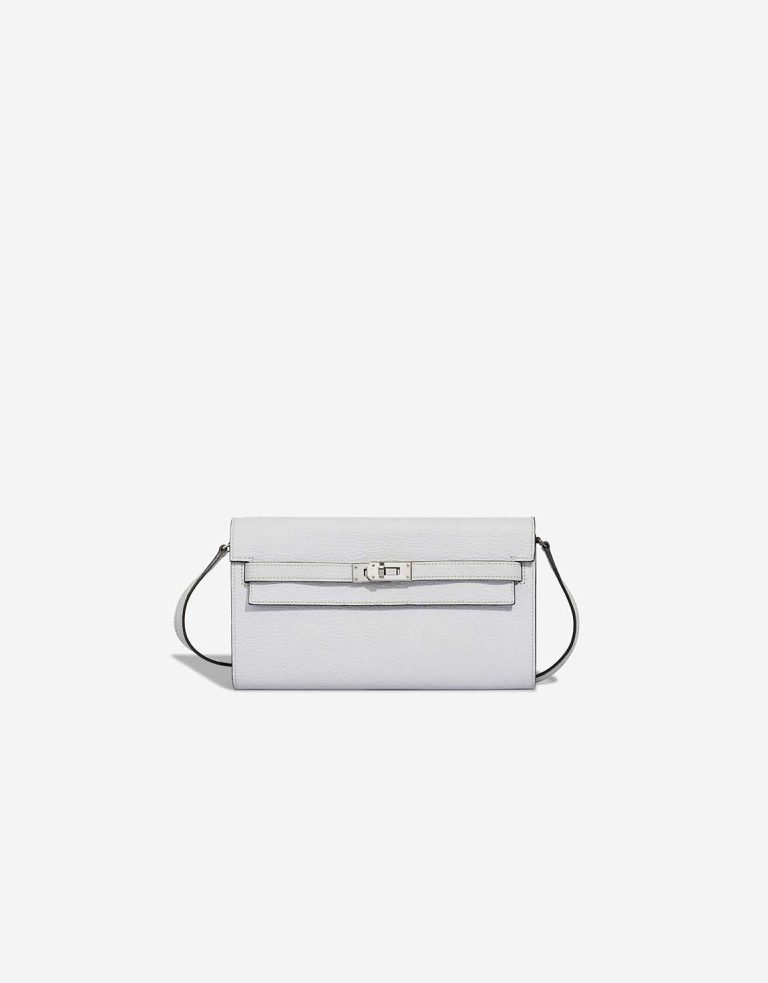 Hermès Kelly To Go Chèvre Bleu Brume Front | Sell your designer bag