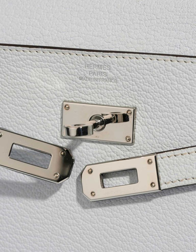 Hermès Kelly To Go Chèvre Bleu Brume Logo | Sell your designer bag