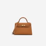 Hermès Kelly Mini Epsom Gold Front | Sell your designer bag